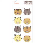 Stickers en planchitas Safari 6u
